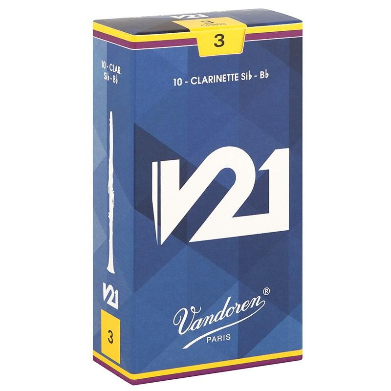 バンドーレン V21、硬さ3、4箱セット。 vandoren（バンドーレン） 《硬さ：3》B♭クラリネット用リード