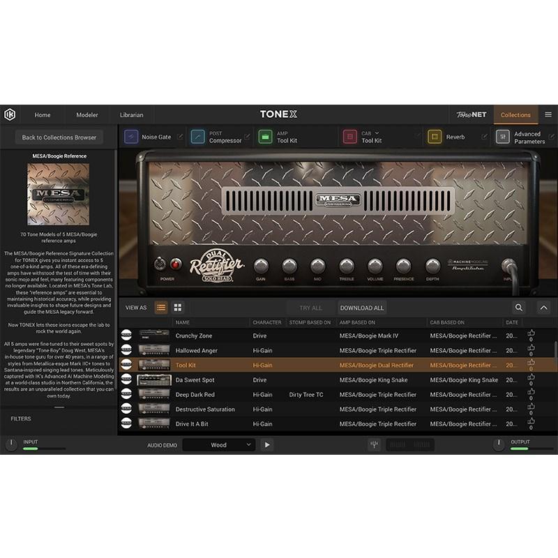 IK Multimedia 【アイケーマルチメディアニューイヤーセール！】TONEX MESA/Boogie Reference(代引不可)(オンライン納品) | 