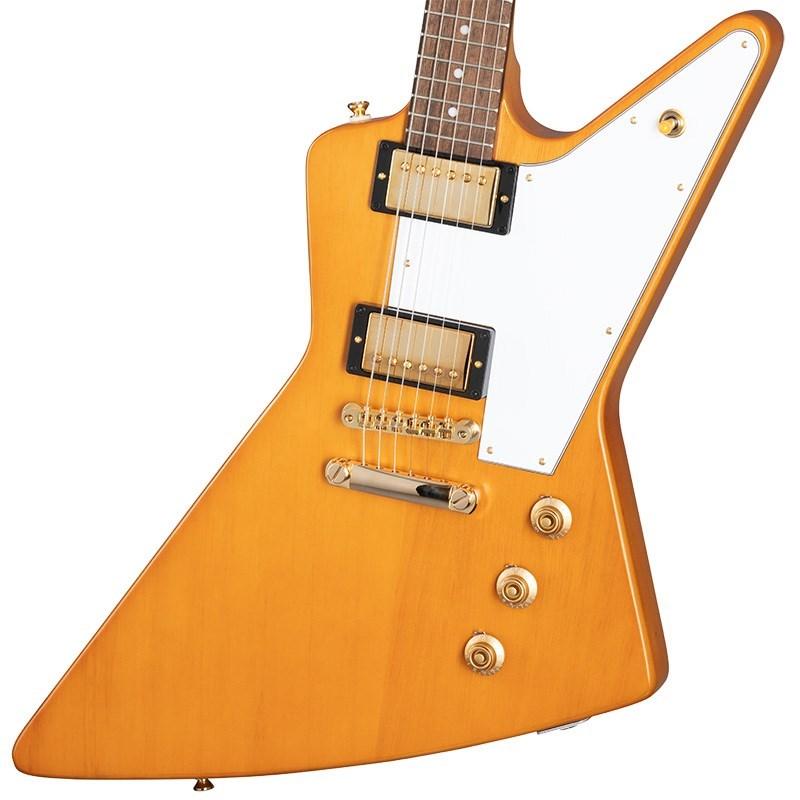 Epiphone Inspired by Gibson Custom Shop 1958 Korina Explorer (Aged Natural/White Pickguard) 【特価】 | Epiphone | 02
