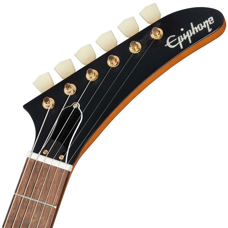 Epiphone Inspired by Gibson Custom Shop 1958 Korina Explorer (Aged Natural/White Pickguard) 【特価】 | Epiphone | 05