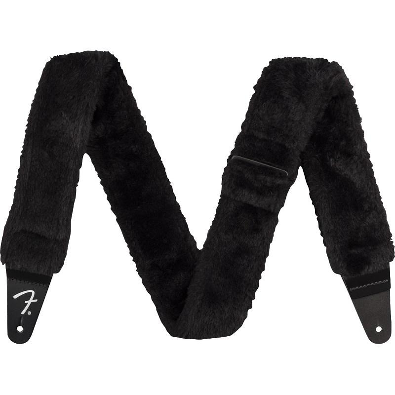 Fender USA Poodle Plush Strap (Black) [0990642010] | Fender
