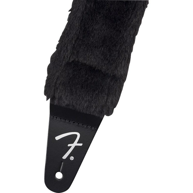 Fender USA Poodle Plush Strap (Black) [0990642010] | Fender | 01