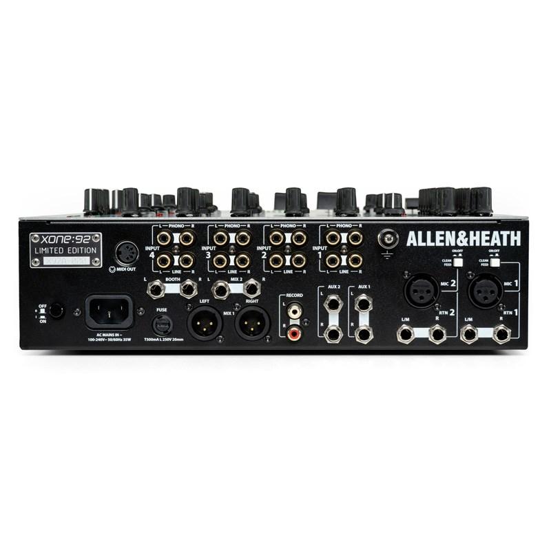 ALLEN&HEATH XONE:92 LIMITED EDITION 【予約商品 / 8月から9月以降順次入荷予定】【アナログDJミキサー】｜ikebe｜04