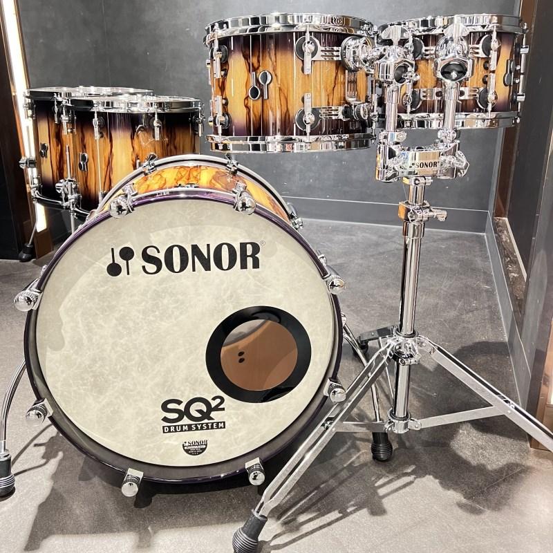 SONOR SQ2 System Beech 5pc Drum Kit - Purple Burst Finish with