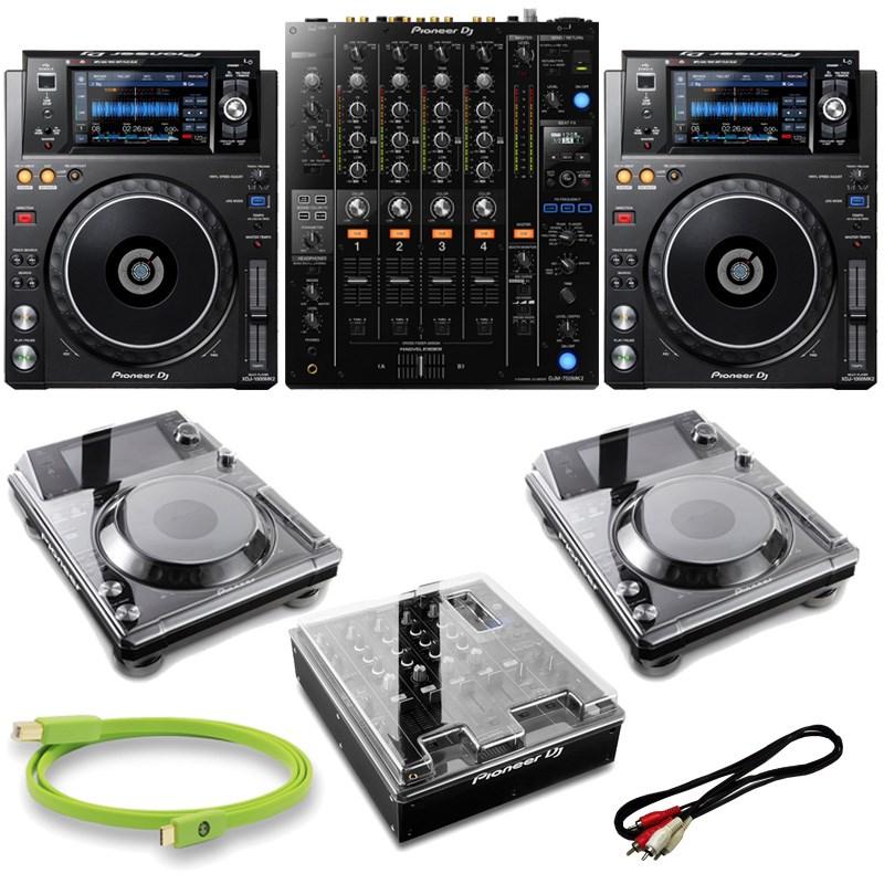 Pioneer DJ XDJ-1000MK2 & DJM-750MK2 セット pioneer-dj-xdj-1000mk2-djm-
