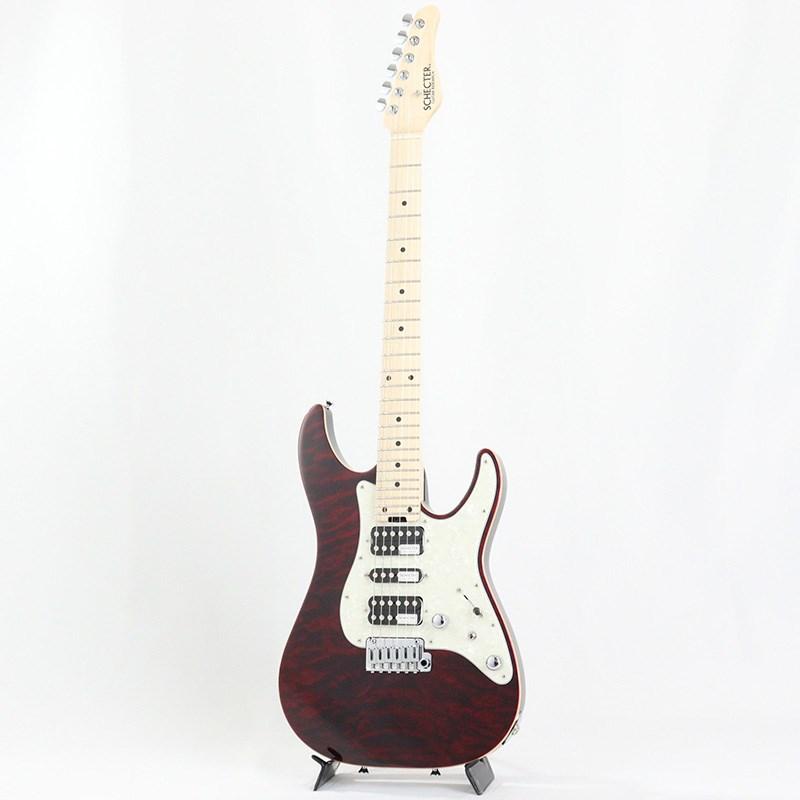 SCHECTER SD-2-24-AL-VTR (See-Thru Red/Maple) : イケベ楽器店