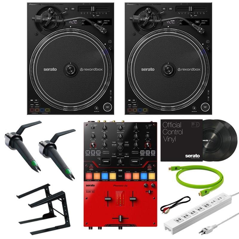 Pioneer DJ PLX-CRSS12 + DJM-S5 スクラッチDJ必需品10点セット | Pioneer DJ