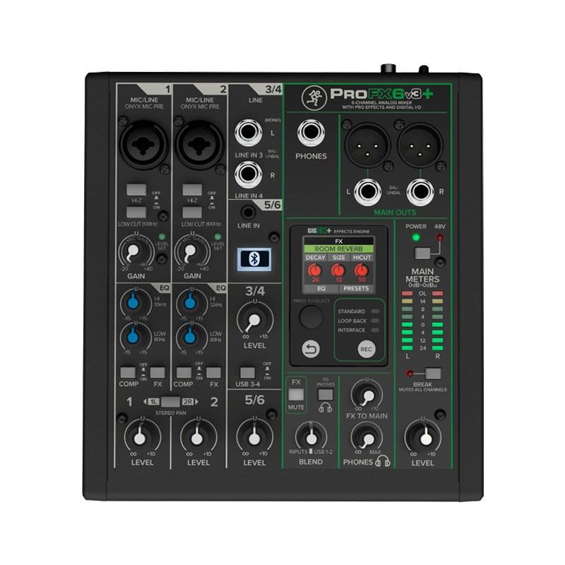 MACKIE ProFX6v3+ 【USB-C端子内蔵 6チャンネルアナログミキサー