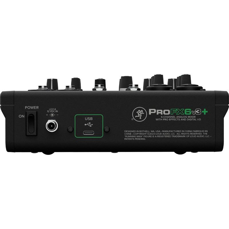 MACKIE ProFX6v3+ 【USB-C端子内蔵 6チャンネルアナログミキサー