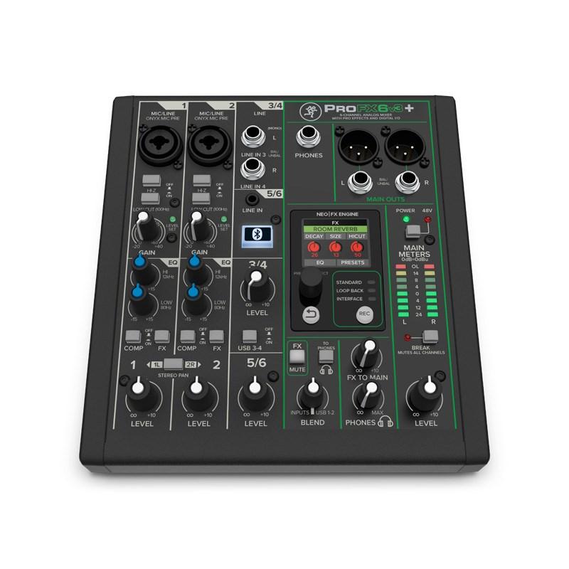 ProFX 6 v3 6チャンネルミキサー MACKIE ProFX6v3+ 【USB-C端子内蔵 6チャンネルアナログミキサー