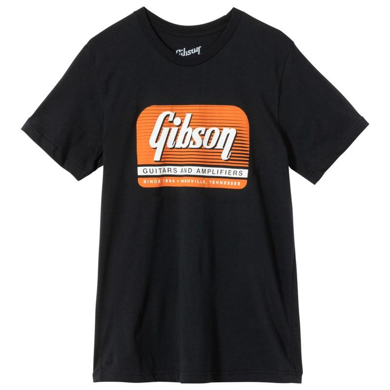 Gibson 【新楽器応援セール】 Guitars and Amplifiers Tee (Large)[GA-TEE-GAMP-BLK-LG] | Gibson
