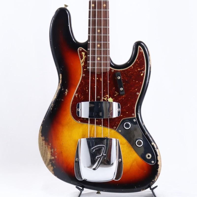 Fender Custom Shop 2024 Custom Collection Time Machine 1961 Jazz Bass Heavy Relic (Super Faded/Aged Bleached 3 Color Sunburst)【春得... | Fender
