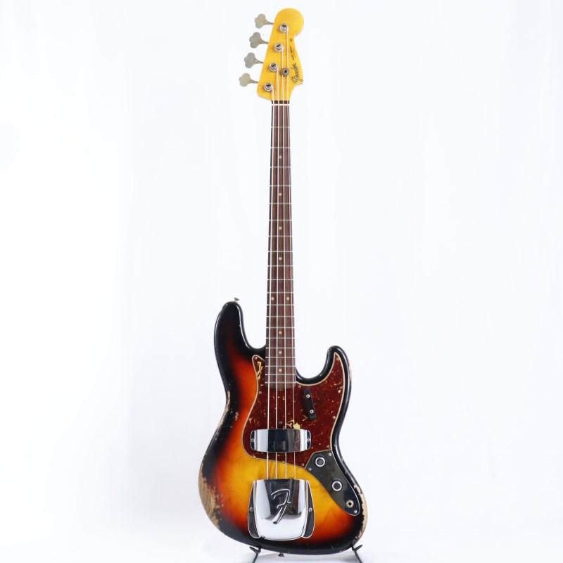 Fender Custom Shop 2024 Custom Collection Time Machine 1961 Jazz Bass Heavy Relic (Super Faded/Aged Bleached 3 Color Sunburst)【春得... | Fender | 01