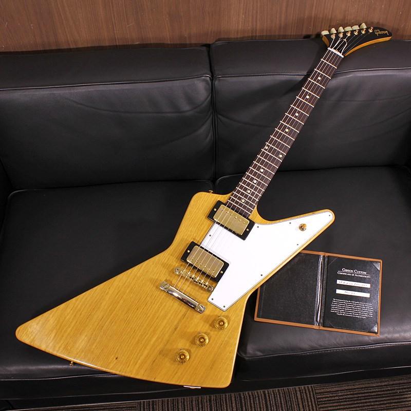 Gibson 1958 Korina Explorer Reissue VOS Natural w/White Pickguard SN. 841177 | Gibson