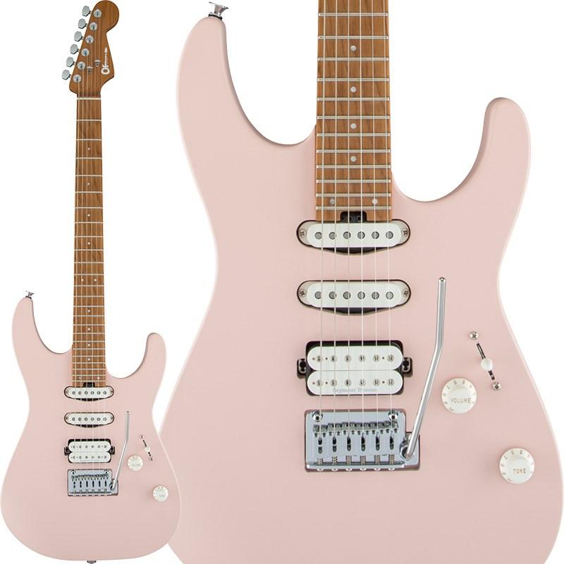 Charvel Pro-Mod DK24 HSS 2PT CM (Satin Shell Pink/Caramelized Maple) | CHARVEL
