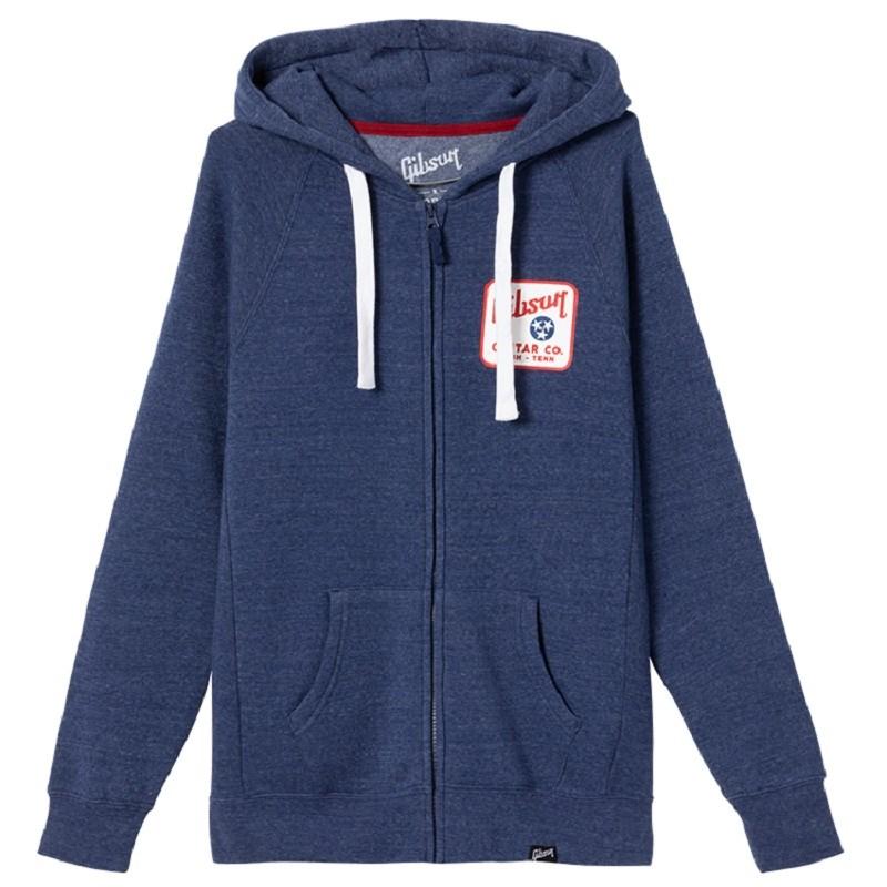 Gibson 【期間限定セール】 Tristar Fullzip Hoodie (Navy)， (XL) [GA-GG-TFZXL] | Gibson