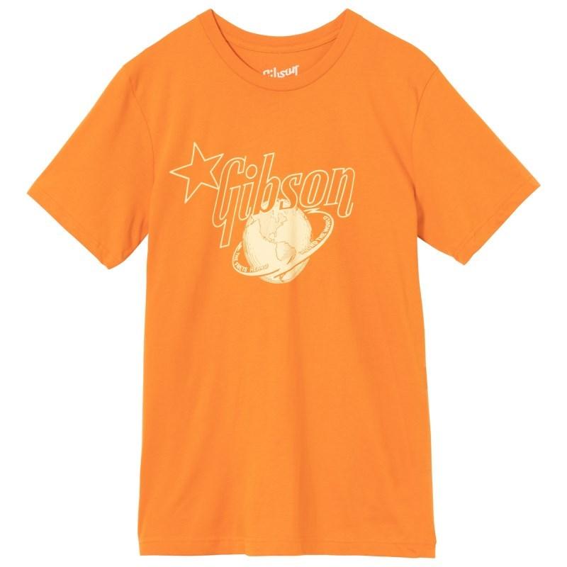 Gibson 【大決算セール】 Frets Heard 'Round the World Tee (Orange)， (XL) [GA-TEE-FRETS-ORN-XL] | Gibson