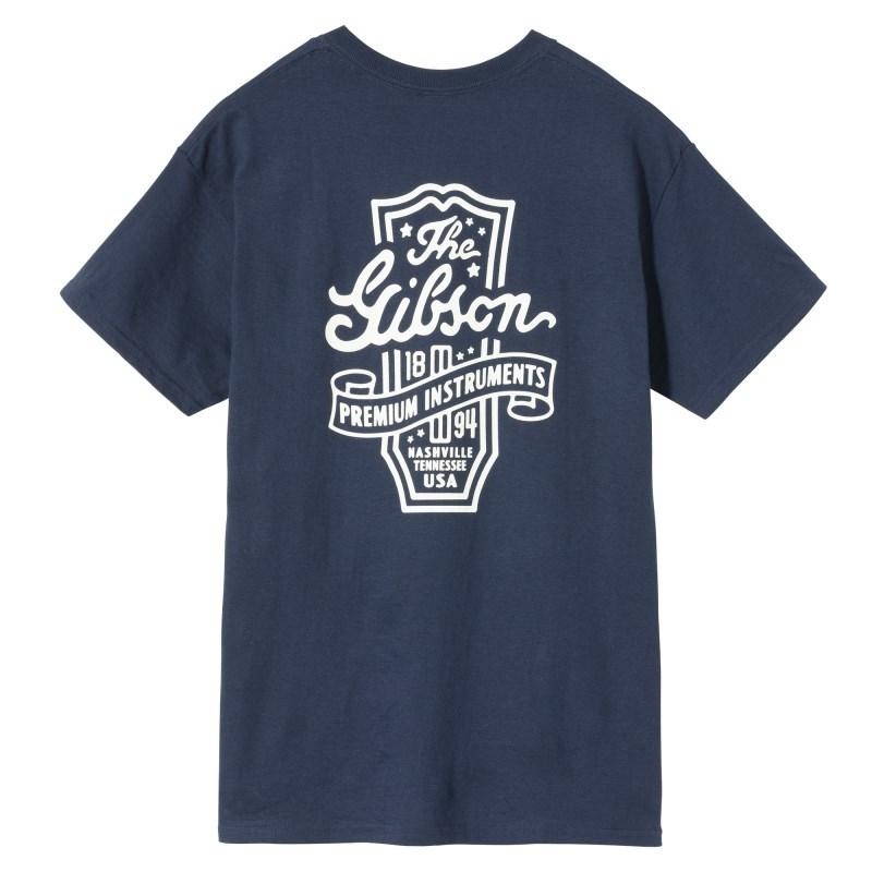 Gibson 【激得GWセール】Premium Instruments Tee (Navy)， (XL) [GA-TEE-PREM-NVY-XL] | Gibson | 01