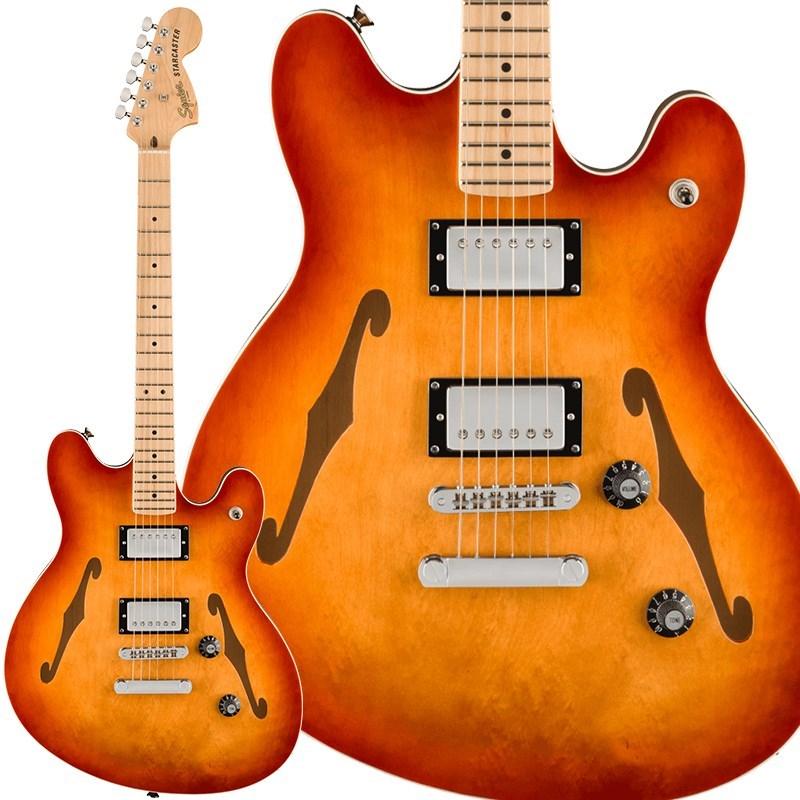 Squier by Fender Affinity Series Starcaster Deluxe (Sienna Sunburst / Maple Fingerboard) | Squier