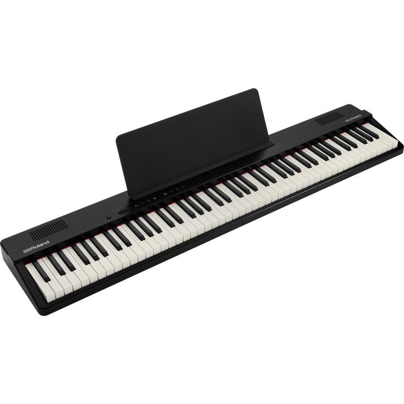 Roland ローランド GO:PIANO88 (GO-88PX) スタートセットA デジタルピアノ 電子ピアノ 軽量 88鍵 セミウェイテッド鍵盤 USB MIDIキーボード B...の画像