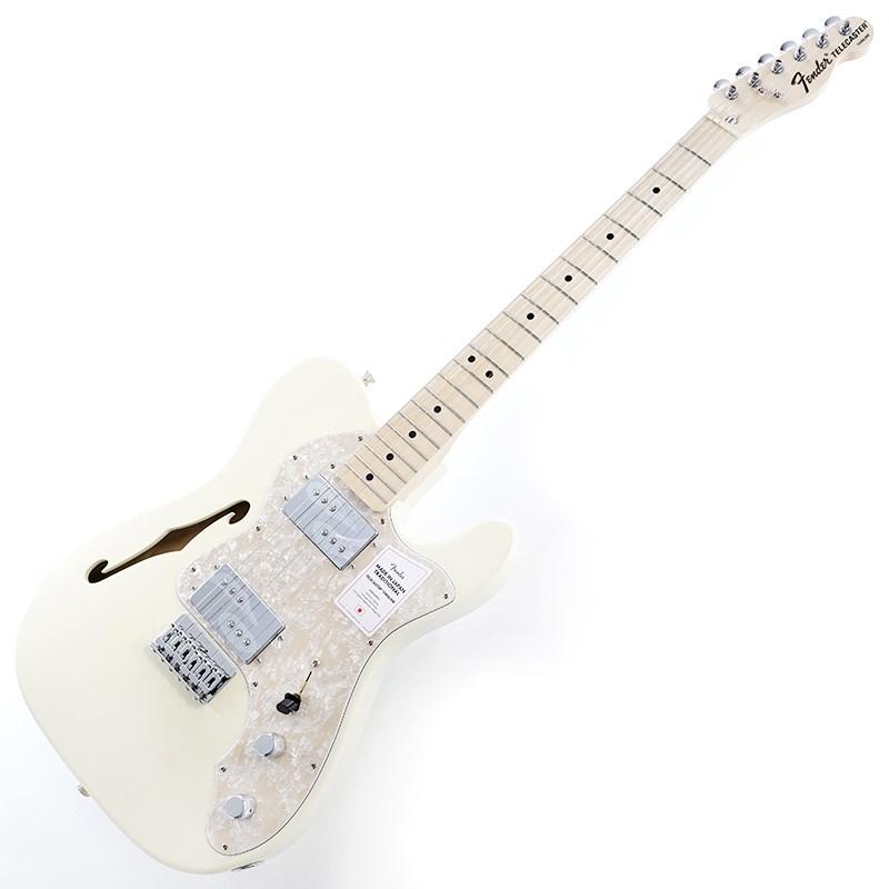 Fender Made in Japan Traditional 70s Telecaster Thinline (Olympic White/Maple) | Fender | 01