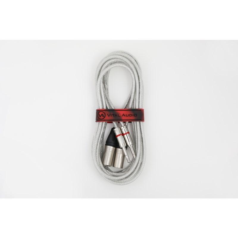 VitalAudio VAB-N Pair 3.0m 3MX/3P(VBN P-3M3P)(XLRオス-TRSフォーン)(バイタルオーディオ)(2本セット) | 