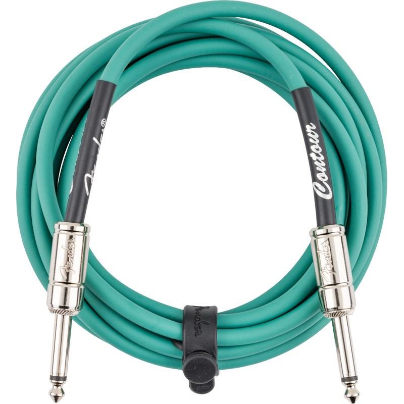 Fender USA CONTOUR SERIES INSTRUMENT CABLE (10feet/SHERWOOD GREEN)(#0990571146) | Fender | 01
