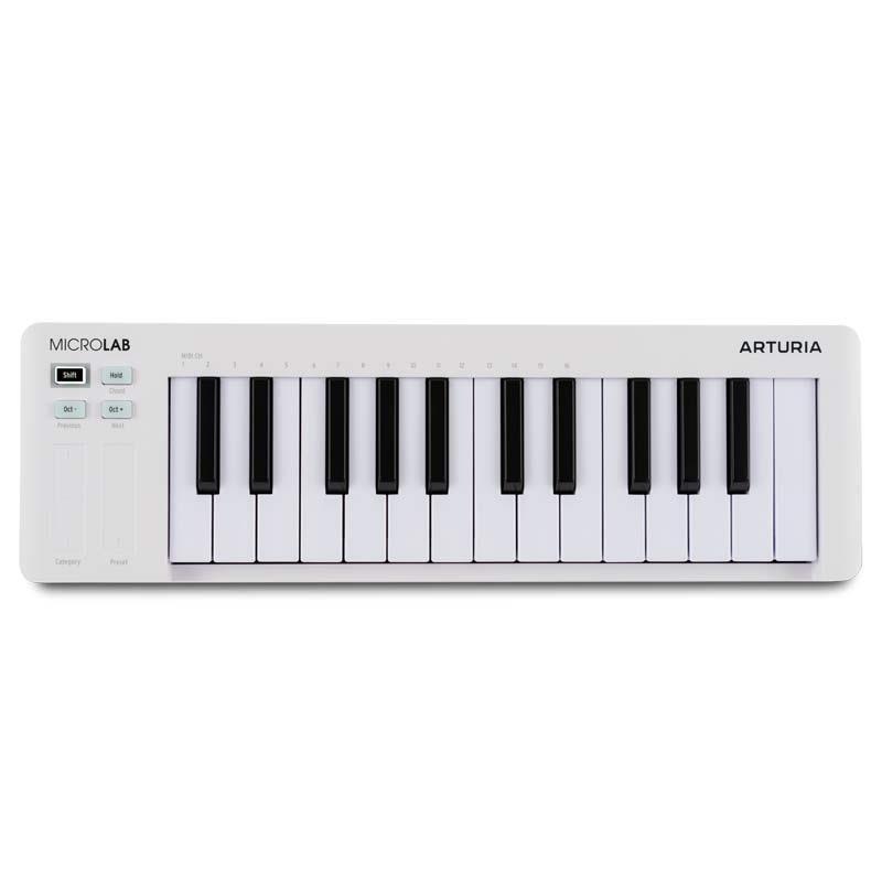 Arturia MICROLAB MK3 WH(USB・MIDIコントローラー)(アートリア)(マイクロラボ)_2