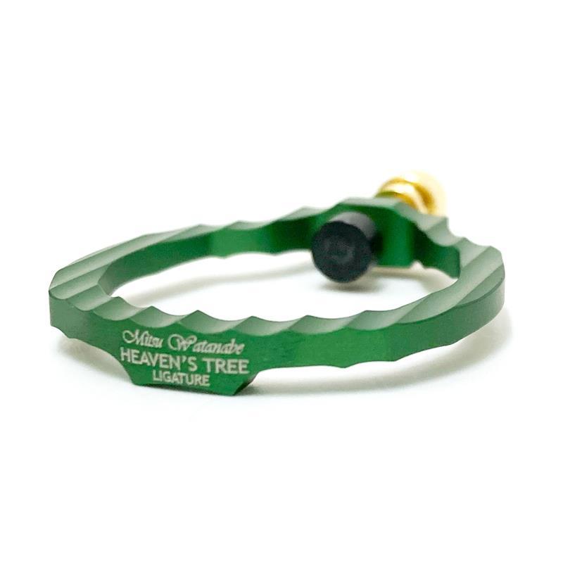 SAXZ 「ミディアム / フォレストグリーン」 サックス用リガチャー