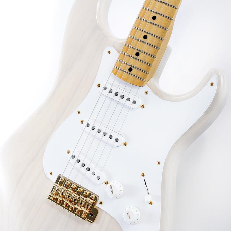 Fender Custom Shop 1955 Stratocaster NOS Gold Hardware (Aged White Blonde)　SN.R133989 | Fender | 03