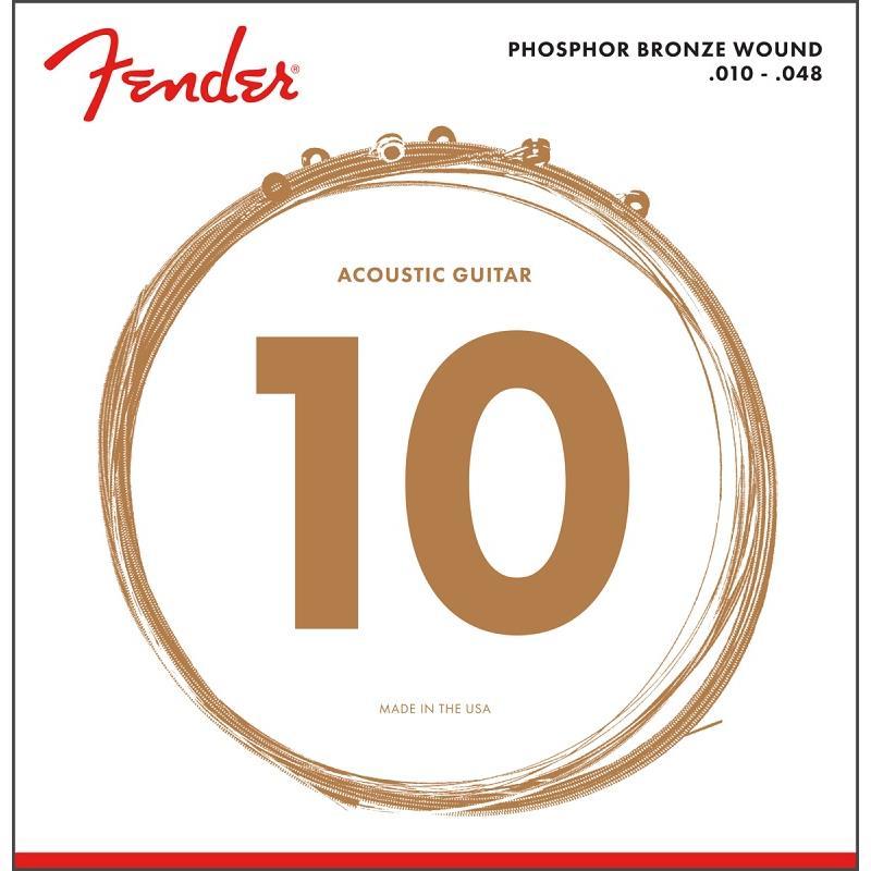 Fender USA 【新楽器応援セール】 PHOSPHOR BRONZE ACOUSTIC GUITAR STRINGS BALL END 60XL 10-48 (0730060402) | Fender