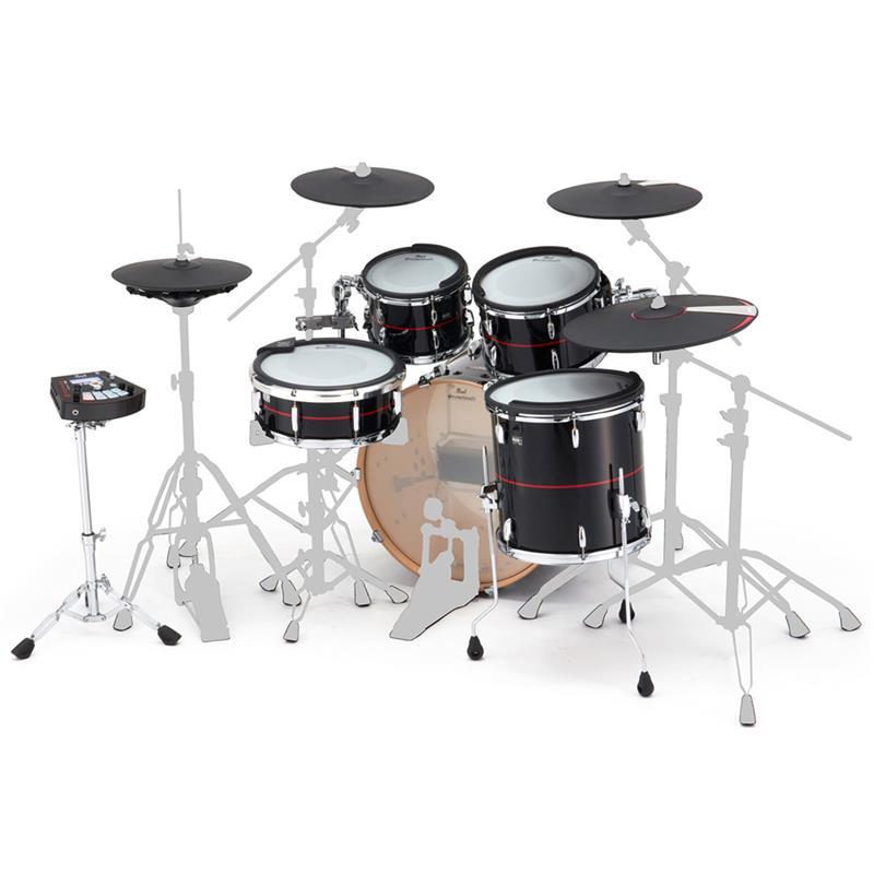 Pearl EMPP925SP/C #758 [e/MERGE PRO - Piano Black w/Red Stripe] | Pearl