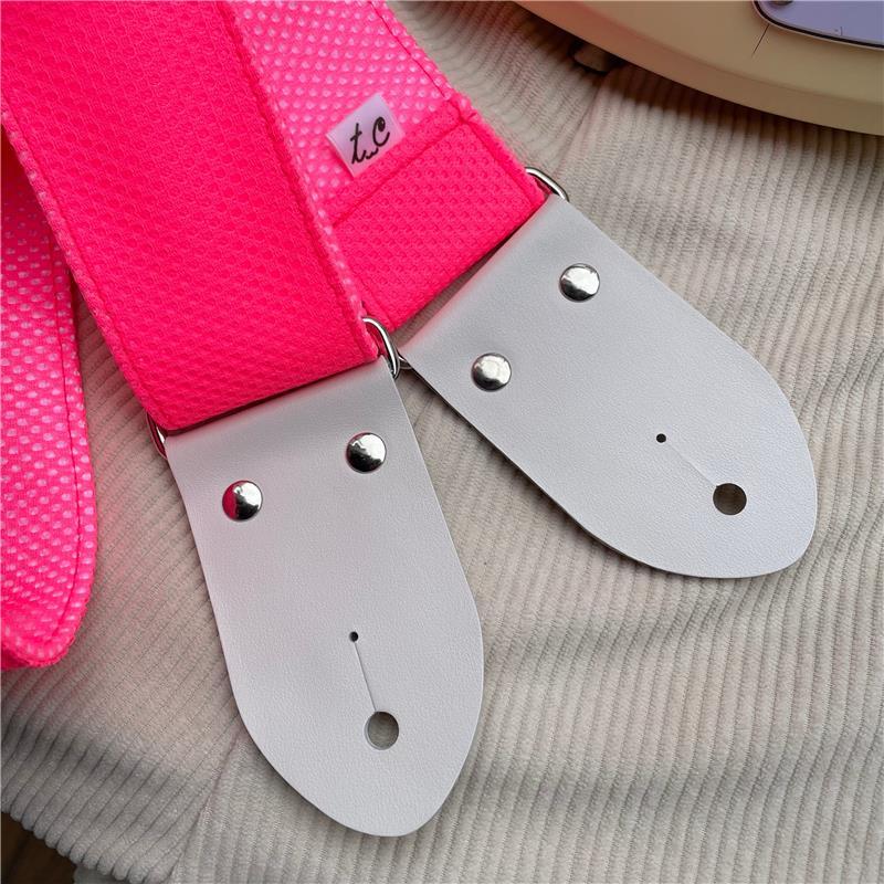 tsundrum_chan ネオンメッシュギターストラップ ネオンピンク |  | 02