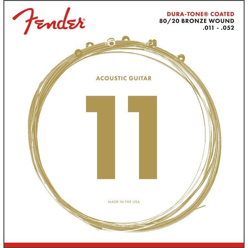 Fender USA 【新楽器応援セール】 80/20 COATED ACOUSTIC GUITAR STRINGS 880CL 11-52 (0730880003) | Fender