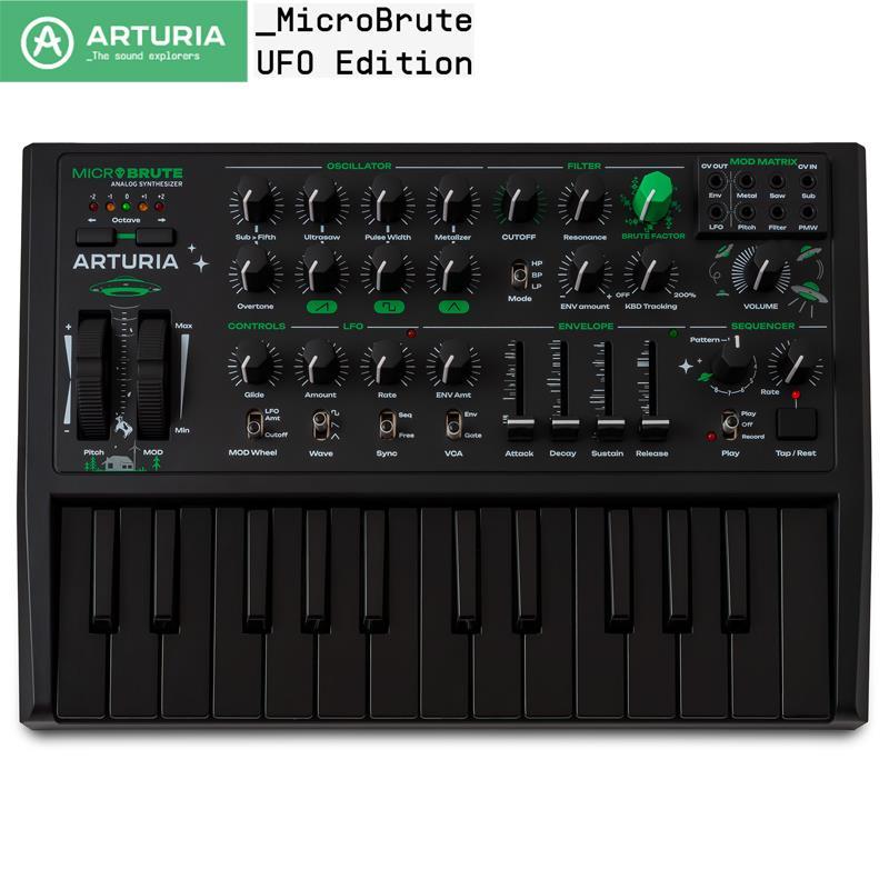Arturia 【新楽器応援セール】MICROBRUTE UFO アートリア (限定モデル・宇宙デザイン)　Limited-edition analog monosynth アナログシンセ | 
