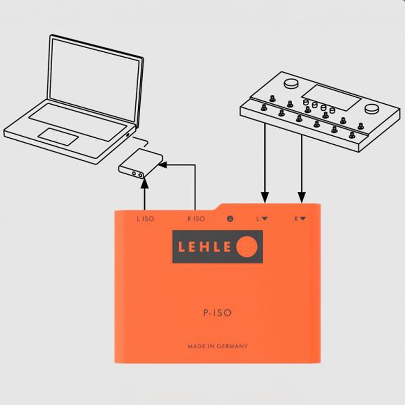 LEHLE P-ISO TRS XLR STEREO （リール）シグナルアイソレーター