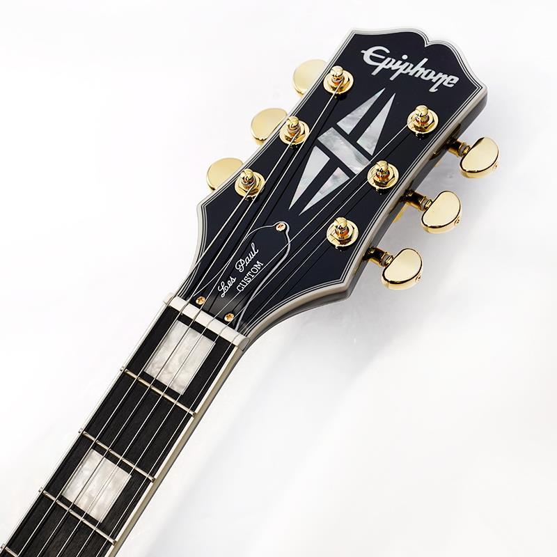 【メンテ済み】Epiphone Les Paul Custom  ケース付き メンテ済み】Epiphone Les Paul Custom ケース付き 楽器・機材