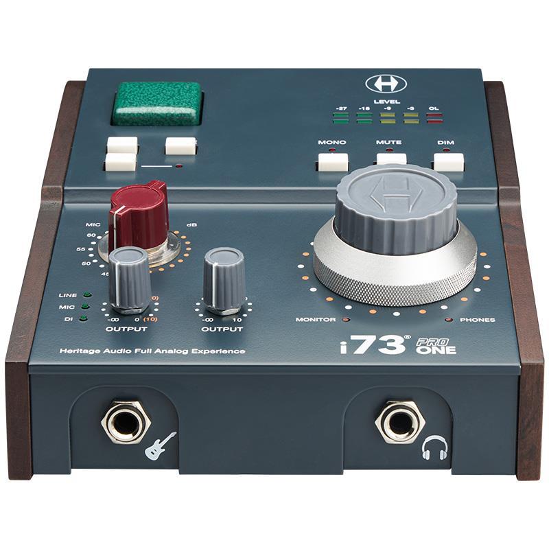 Heritage Audio i73 PRO ONE (ヘリテージ オーディオ)(USB-C接続オーディオインターフェイス)(73スタイルClass-Aプリアンプ)(2イン/4アウト)の画像