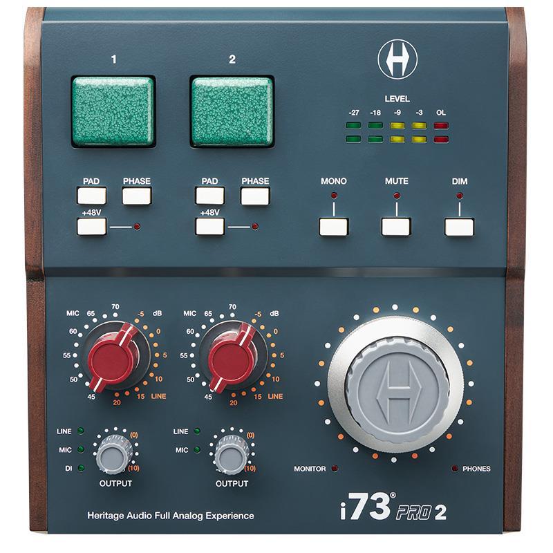 Heritage Audio i73 PRO 2 (ヘリテージ オーディオ)(USB-C接続オーディオインターフェイス)(73スタイルClass-Aプリアンプ)(2イン/4アウト)の画像