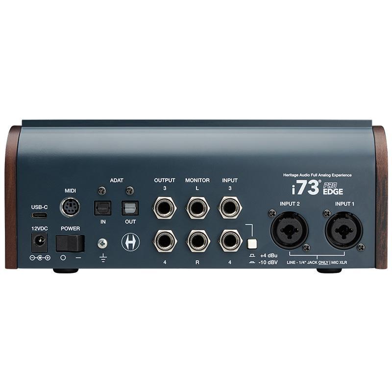 Heritage Audio i73 PRO EDGE (ヘリテージ オーディオ)(USB-C接続オーディオインターフェイス)(73スタイルClass-Aプリアンプ)(12イン/16アウト)の画像