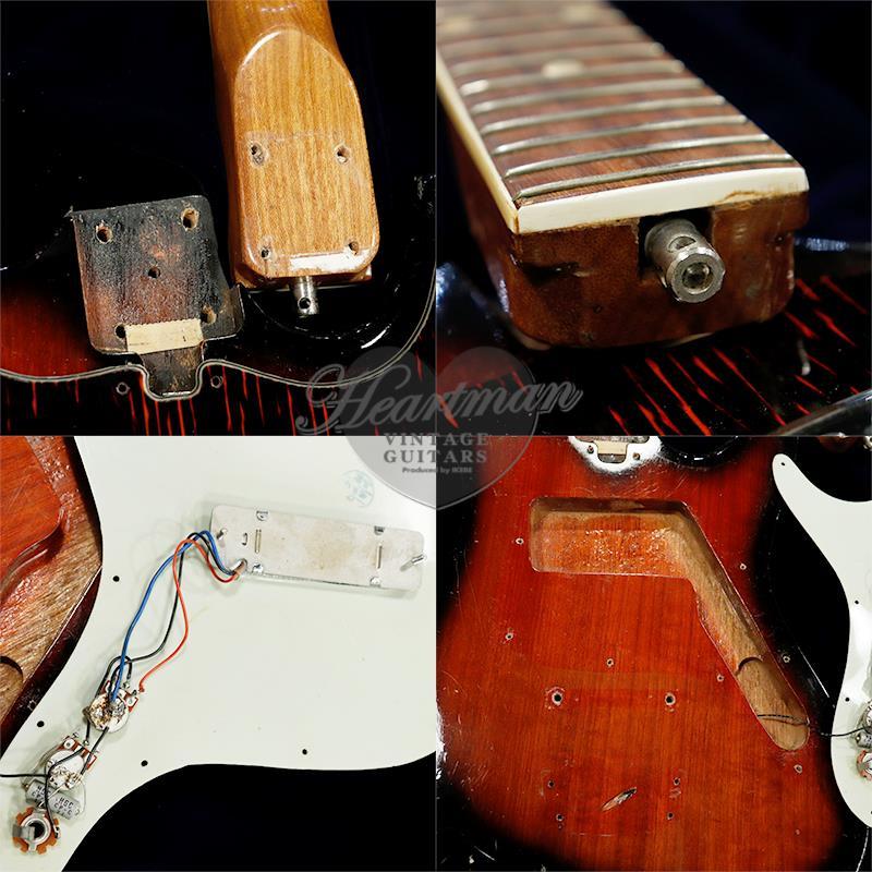 KAWAI VINTAGE Heit Deluxe late60's Red Sunburstの画像