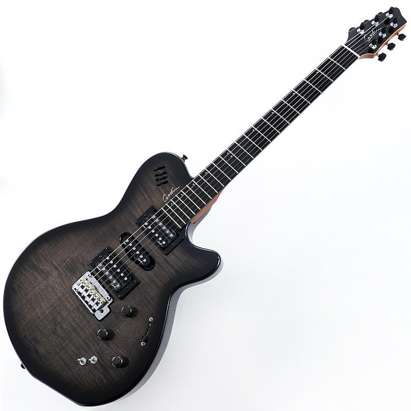 Godin XTSA(Synth-Acces) Trans Black Flame 展示特価 : イケベ楽器店