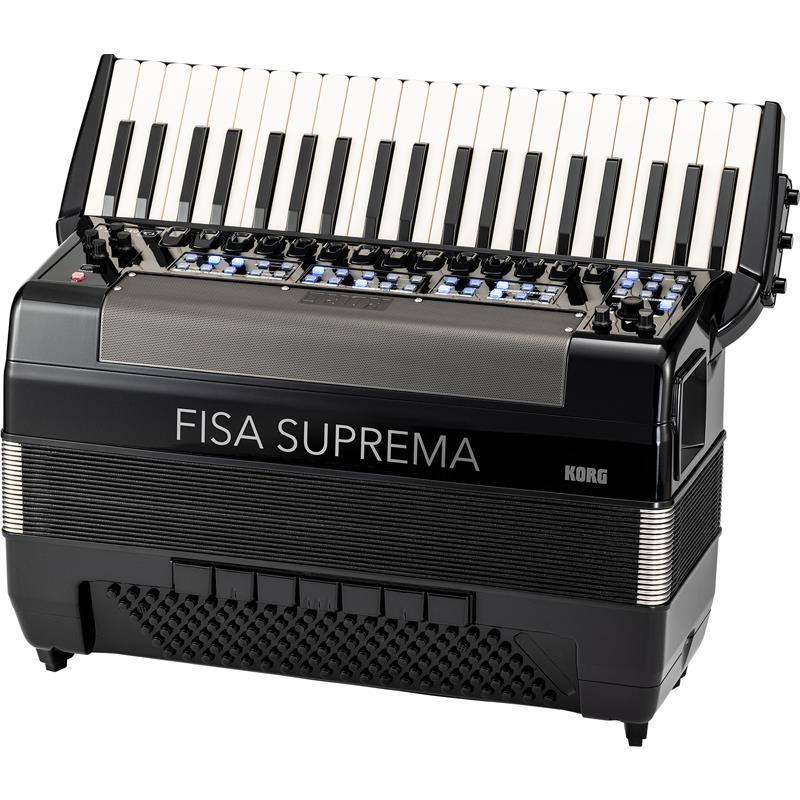 KORG FISA SUPREMA PIANO ピアノ式 電子アコーディオン (FSUP-P MBK) AERO DIGITAL INSTRUMENT コルグ フィサ スプレーマ イタリア Italyの画像