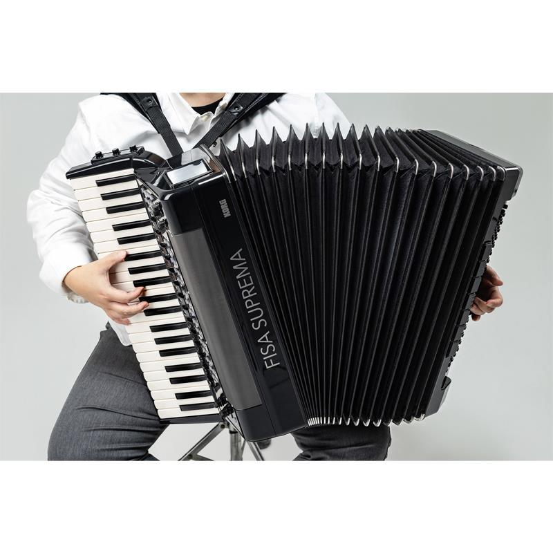 KORG FISA SUPREMA PIANO ピアノ式 電子アコーディオン (FSUP-P MBK) AERO DIGITAL INSTRUMENT コルグ フィサ スプレーマ イタリア Italyの画像