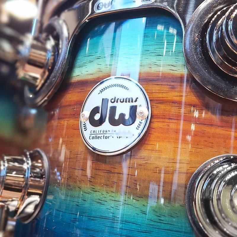 dw 【受注生産品/納期約6か月、ご注文受付中！】Collector's SonicPly 4pc Drum Kit [BD22，FT16，TT12&10 / Natural to Quick Royal Blue Bu... |  | 03