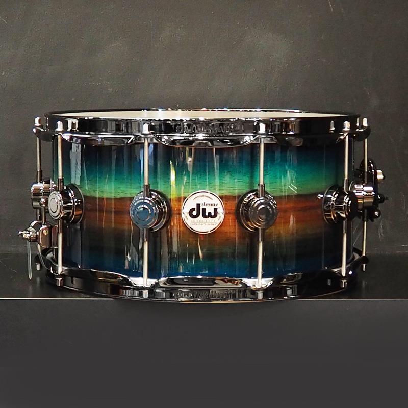 dw 【受注生産品/納期約6か月、ご注文受付中！】Collector's SonicPly Snare Drum 14x6.5 [Natural to Quick Royal Blue Burst over Horizont... | 