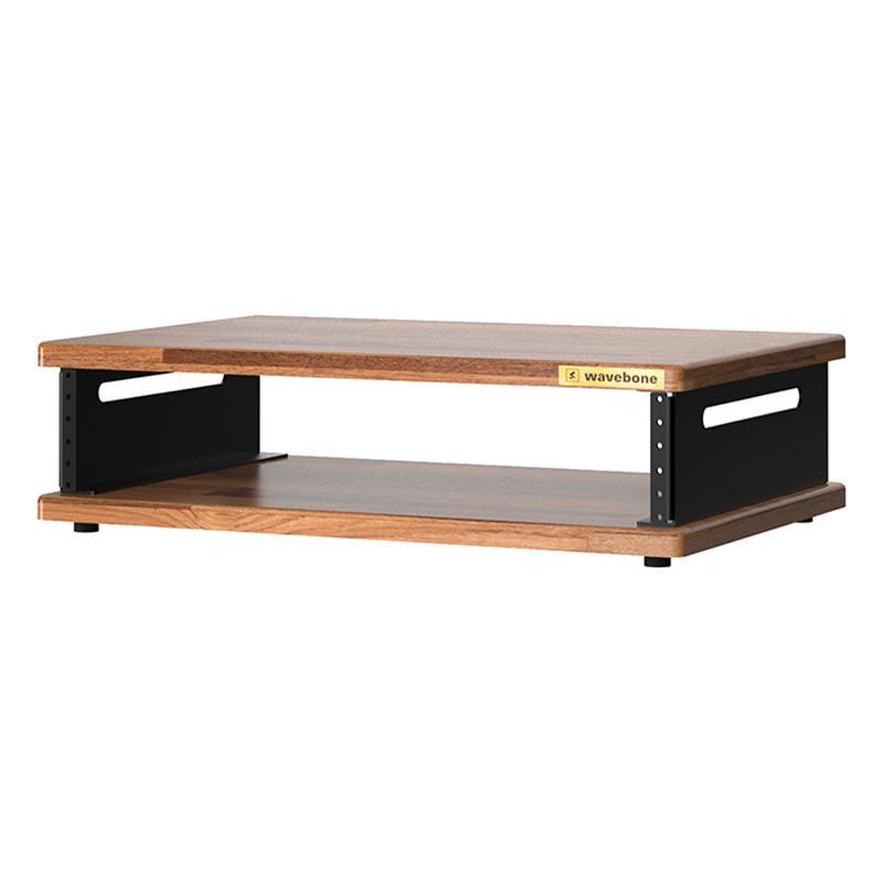 Wavebone Stella Portable Rack Case-2U Walnut (ウェーブボーン)(ラックケース)(19インチ)(2U) | 