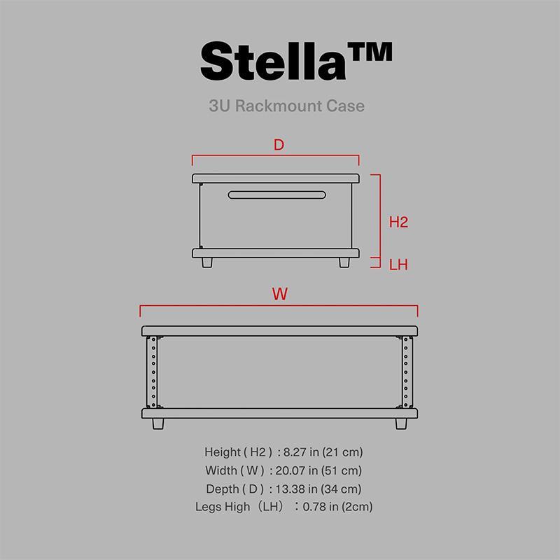 Wavebone Stella Portable Rack Case-3U Black (ウェーブボーン)(ラックケース)(19インチ)(3U) |  | 02