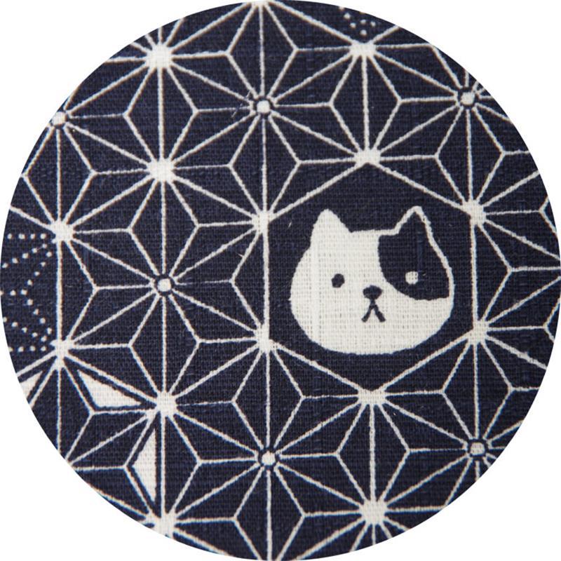 Daiking Corporation ダイキングギターストラップ 麻の葉猫柄青