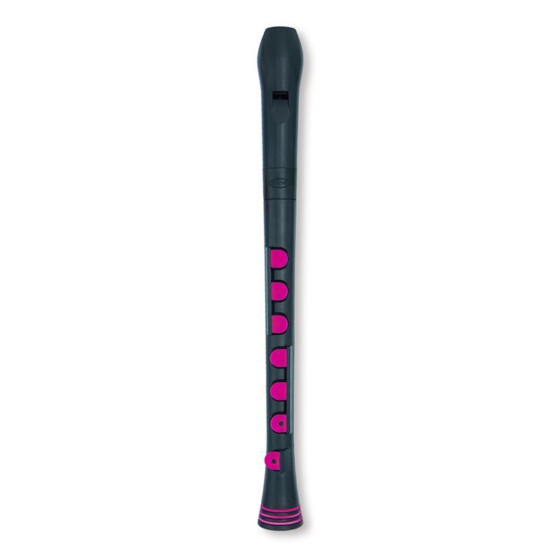 NUVO ヌーボ / N320RDBPK プラスチック製 シリコンキー付リコーダー Recorder+ (Black/Pink) | nuvo | 01